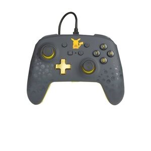 PowerA enhanced wired controller gray pikachu Nintendo switch